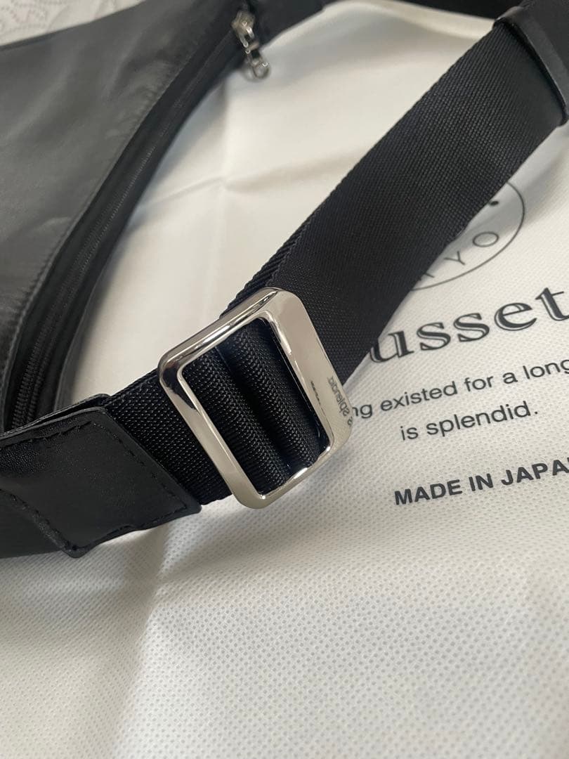 russet＊ラシット＊ソフトレザーラウンドショルダーバッグ　ブラック2