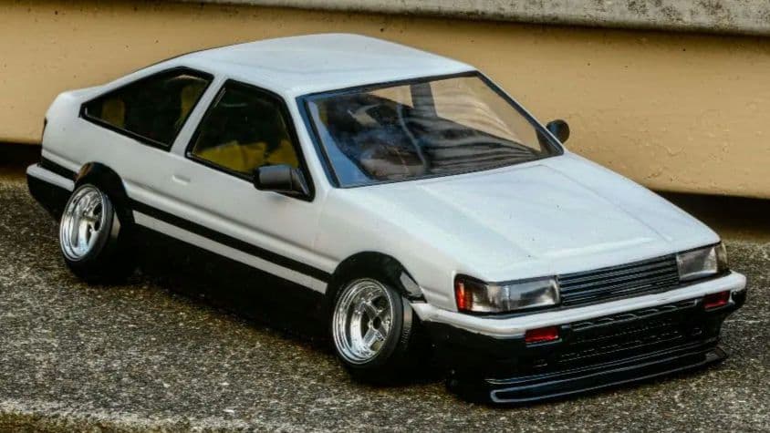 パンドラRC AE86 カローラレビン 3Dr 塗装済