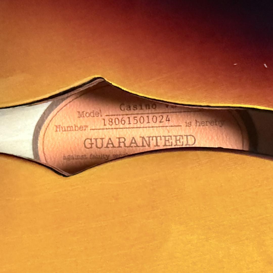 ギター Epiphone Casino Sun Burst- 2018S CHINA