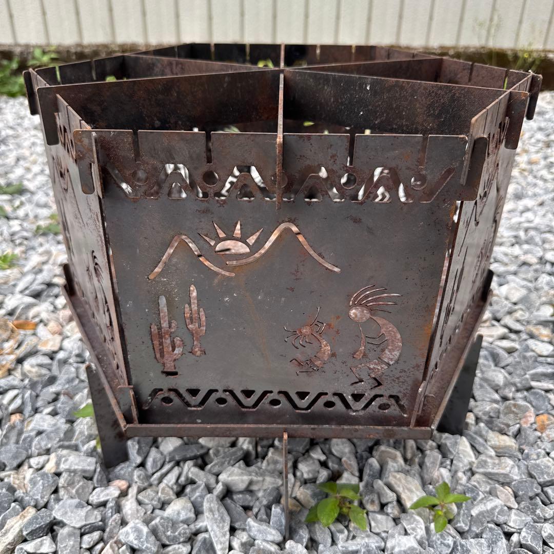 エンリッチ　焚火台　ココペリヘキサライト