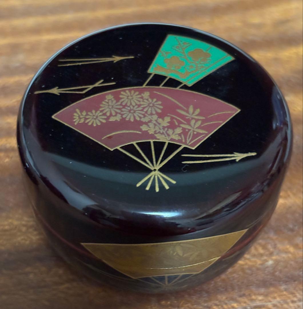 加賀蒔絵の棗と香合