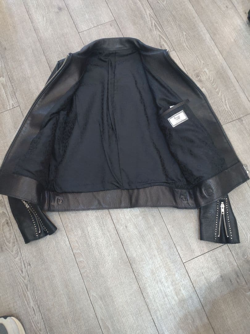 Y*I様 定価20万円ラグスマックレガー　スタッズシングルライダースminede