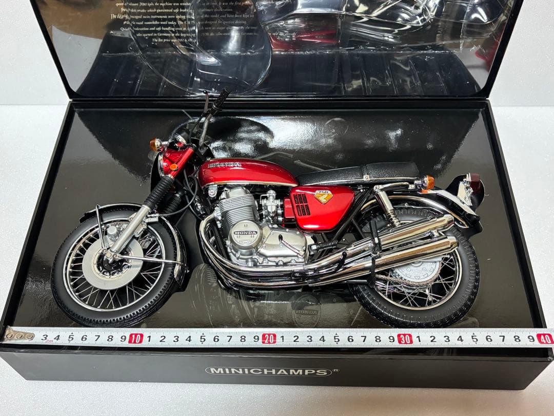 ミニチャンプス 1/6 ホンダ CB750 レッドメタリック　1968