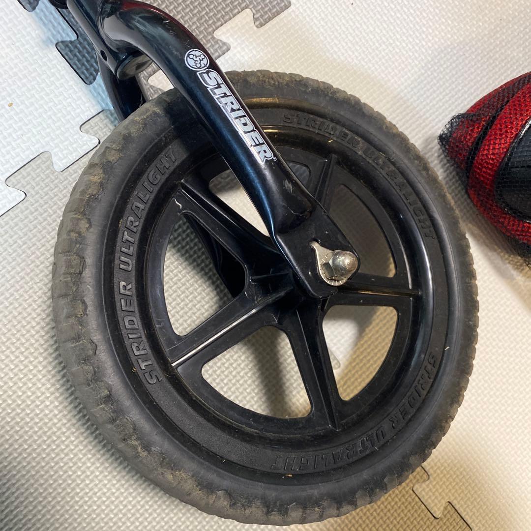 STRIDER 赤 バランスバイク 収納バッグ付き