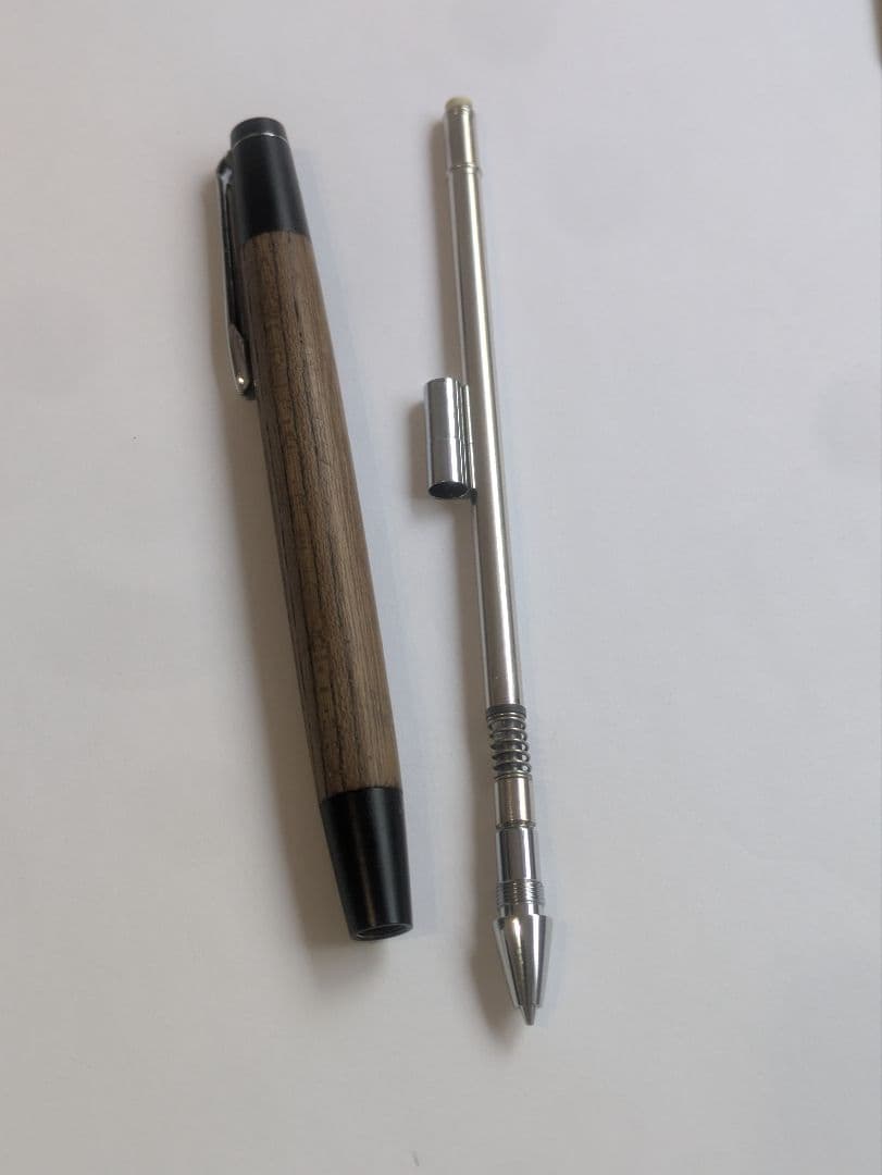 野原工芸　欅　旧型　シャープペンシル　シルバー