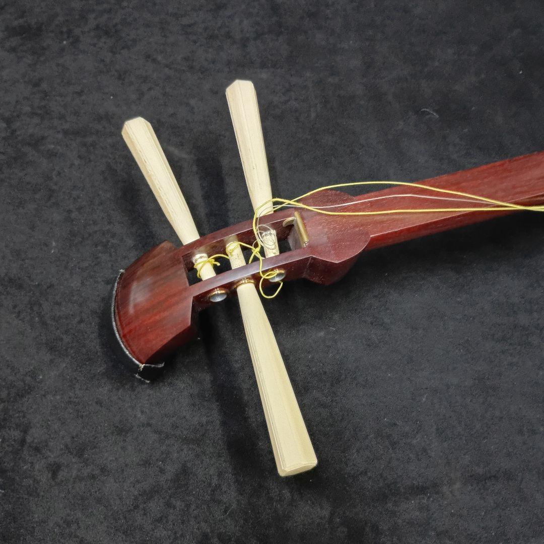 三味線　中棹　紅木　欅