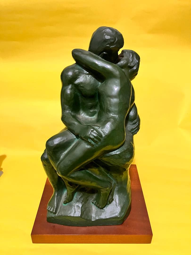 ロダン作　接吻　永遠の愛　ブロンズ