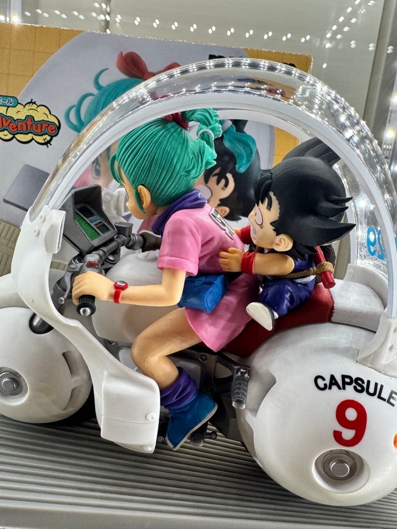 ドラゴンボール ファンタスティックアドベンチャー　A賞 孫悟空＆ブルマ バイク