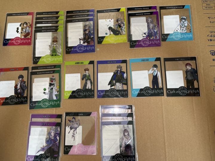 Clock over ORQUESTA DMMスクラッチ　62個セットW賞時計