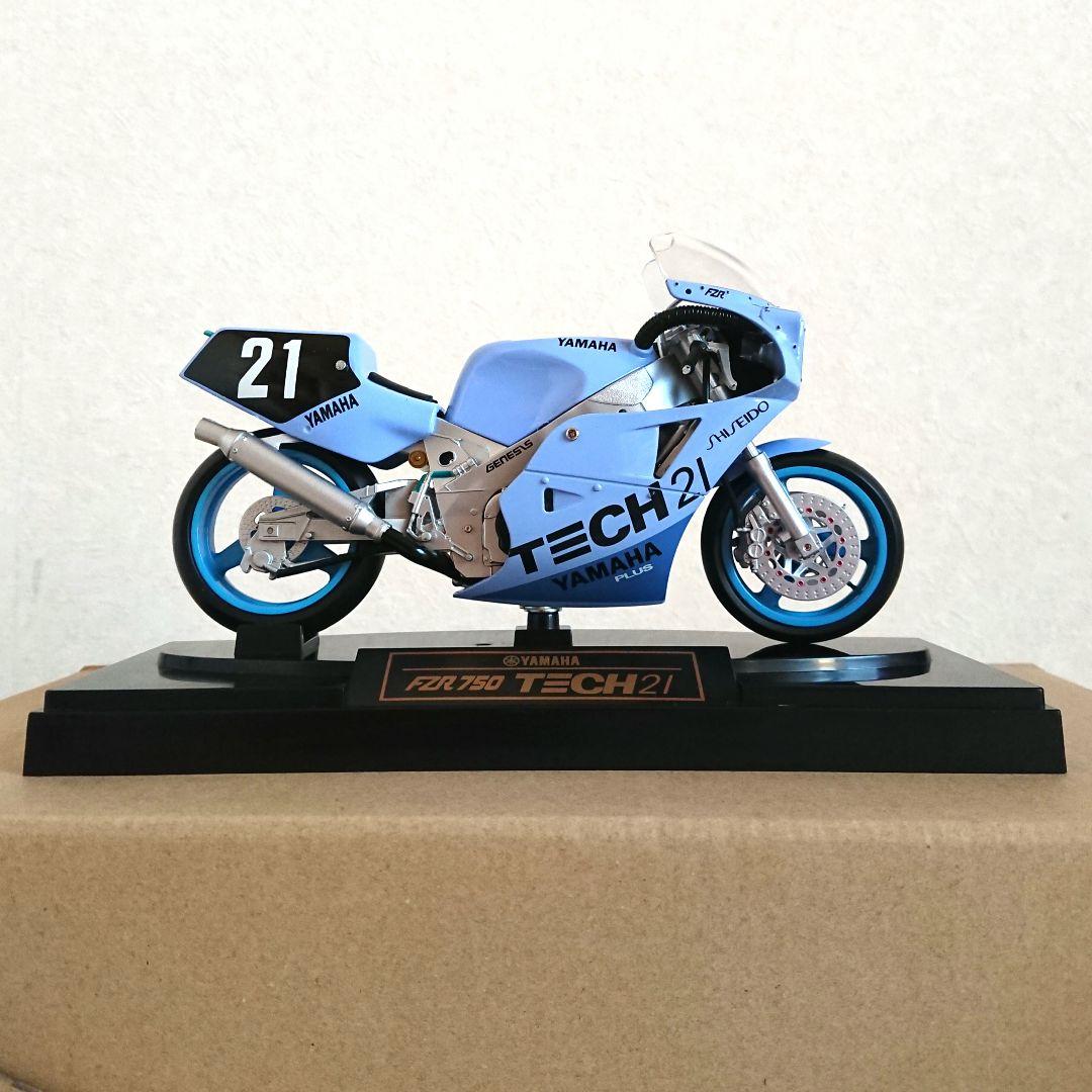 【超レア非売品】1/12 ヤマハ FZR750 TECH21(ブルー) ローソン