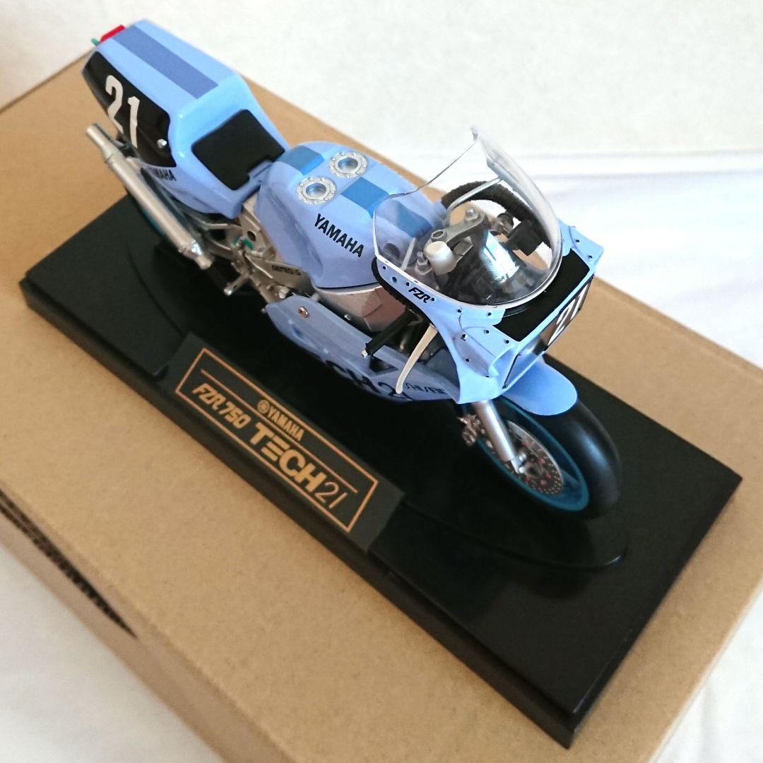 【超レア非売品】1/12 ヤマハ FZR750 TECH21(ブルー) ローソン