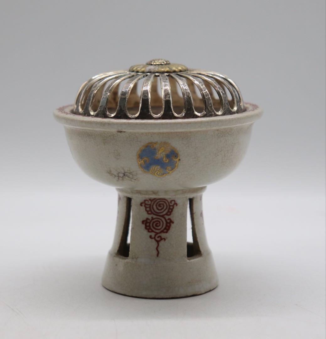 平安　眞葛香山　香炉　供箱　送料込み250310