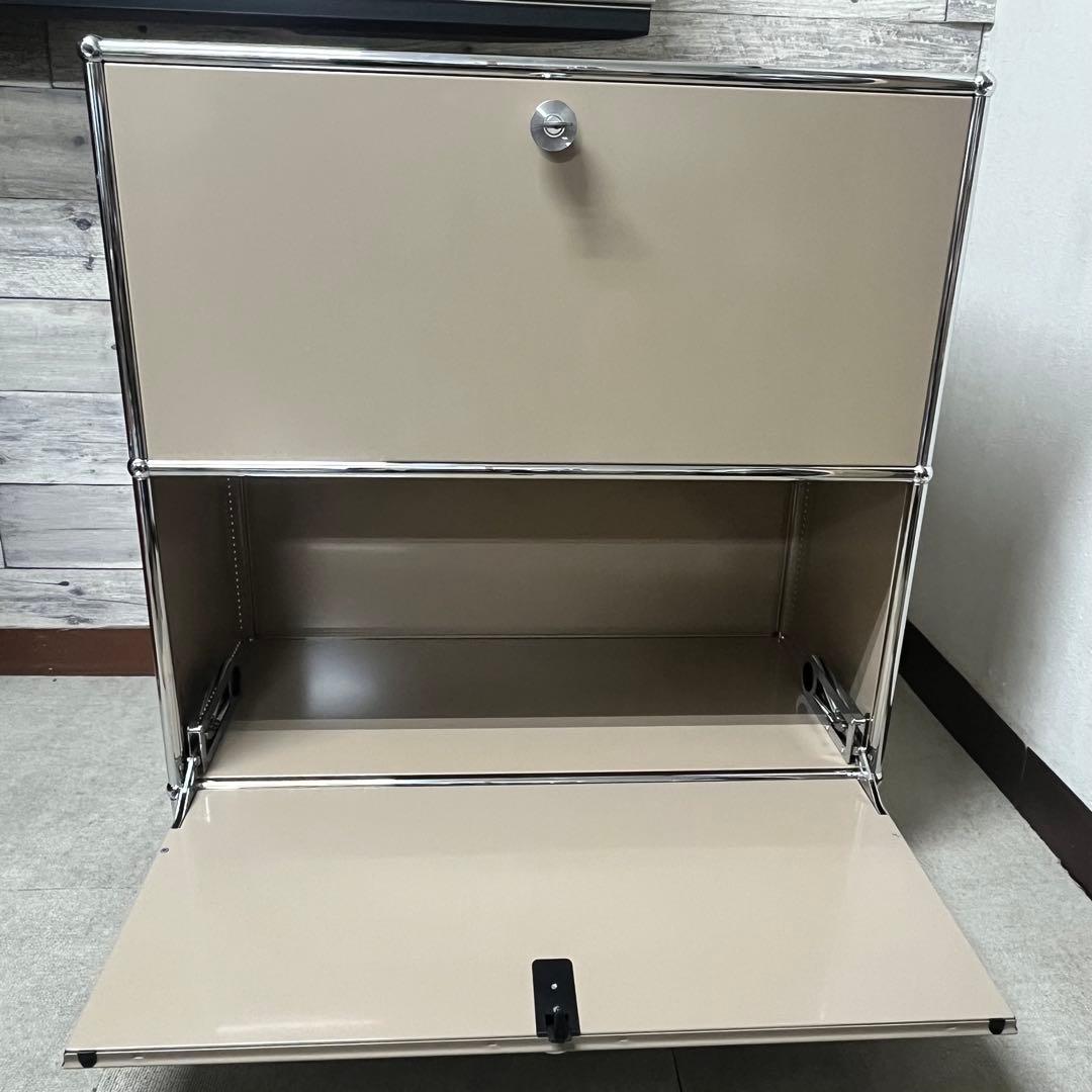 ★nupi★USMハラー １列３段cabinet , beige