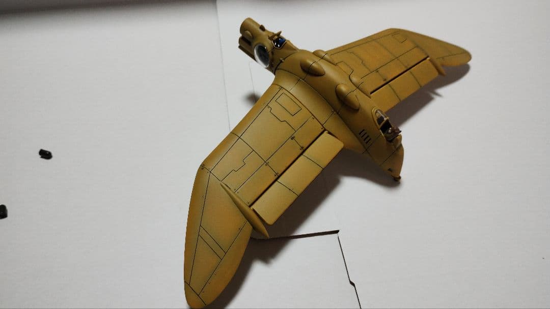 プラモデル完成機　1/72　風の谷のガンシップ(No.1)