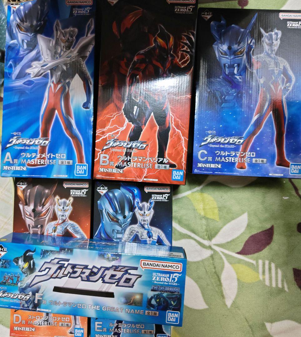 一番くじ ウルトラマンゼロ A B C D E F賞 フィギュア セット