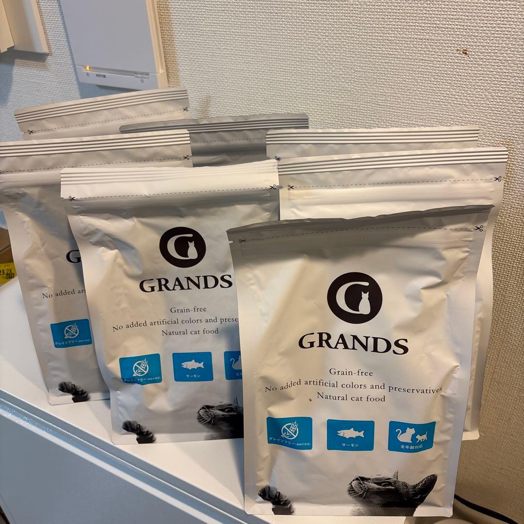 GRANDS グレインフリーキャットフード 500g×7袋