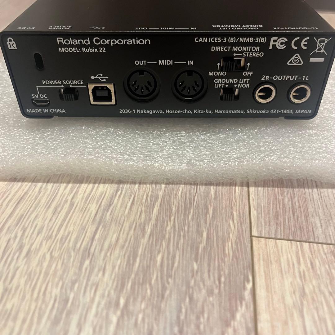 美品 ROLAND Rubix22 USBオーディオインターフェイス