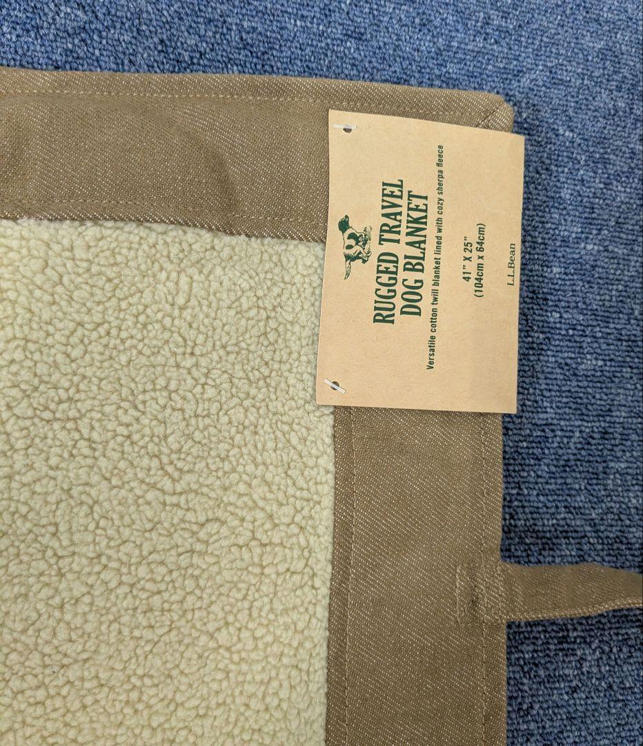 タグつき エルエルビーン ラゲッド・トラベル・ドッグ・ブランケット