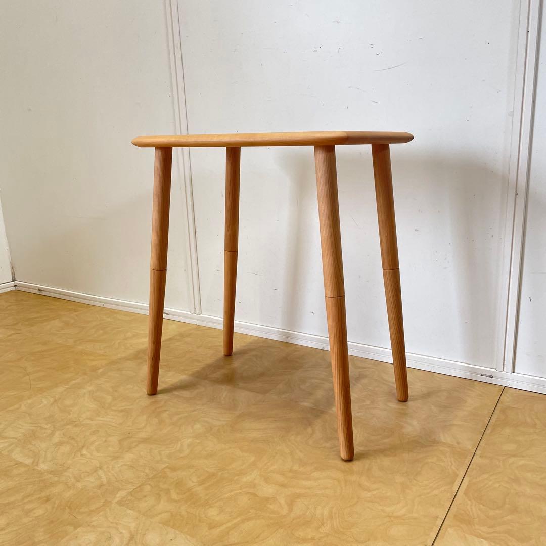 キャトル・セゾン サクラ材 トレイテーブル サイドテーブル 花台 北欧スタイル