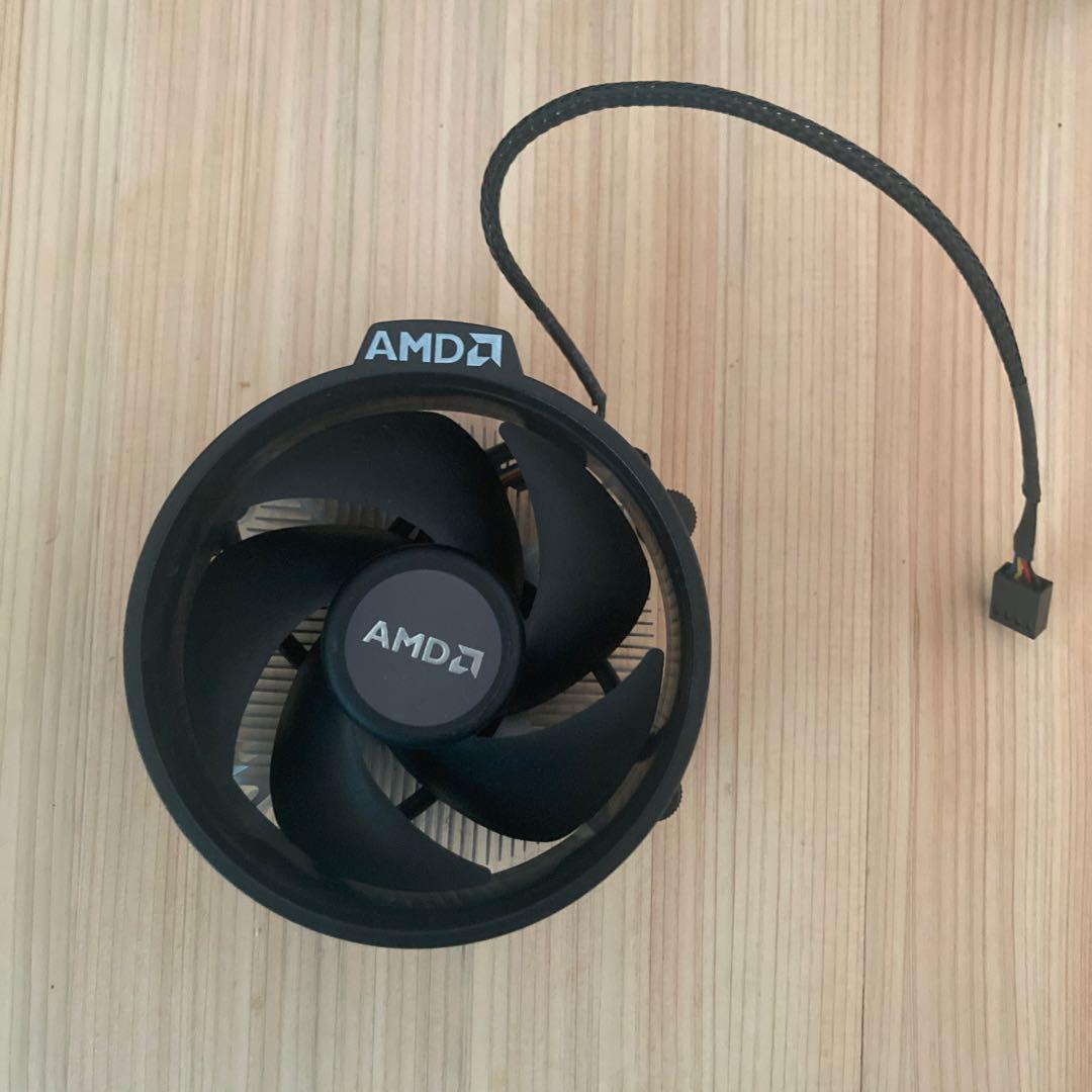 TUF B450Mマザーボード + AMD Ryzen 5 2600 + 付属品