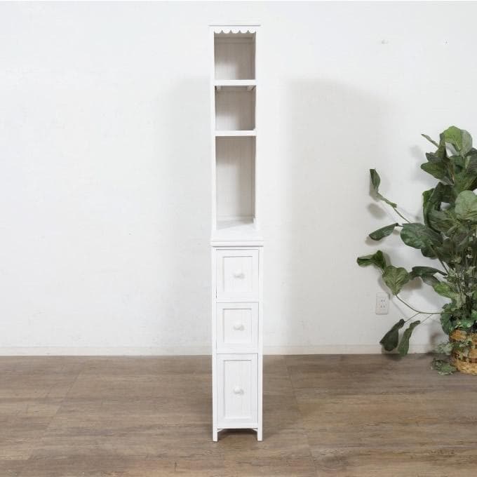 【新品・未使用】　シャビー　隙間ラック ランドリーチェスト　　幅20cm