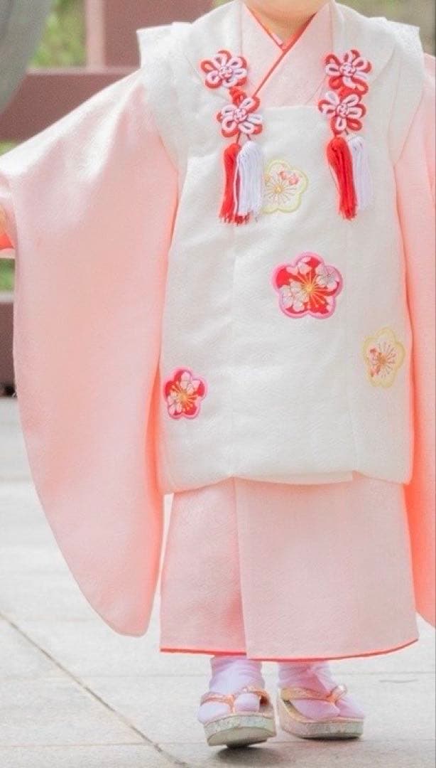 [値下げ]七五三　3歳　正絹　被布　着物