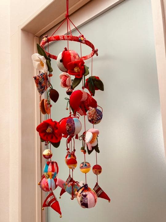 ひな祭り⭕️お値下げ◆ラスト1点◆吊るし雛　吊るし飾り　手作り　ひな祭り　タイプＡ