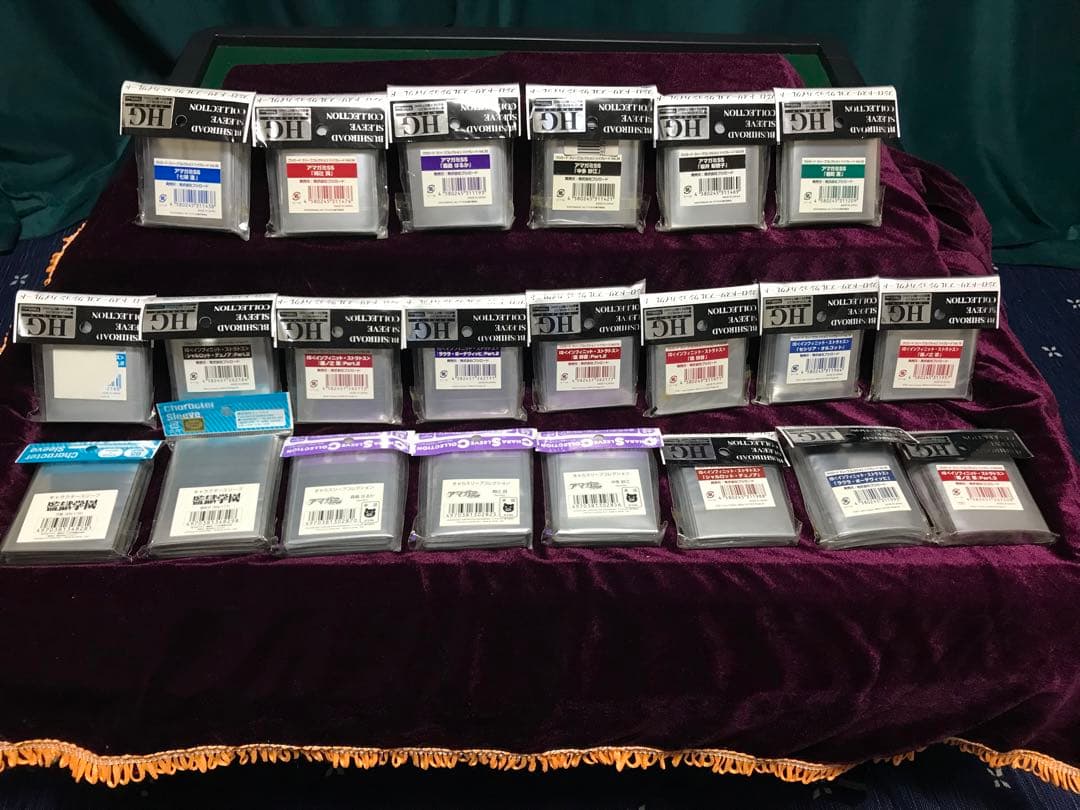 大量 新品 未開封 キャラスリーブ 22点