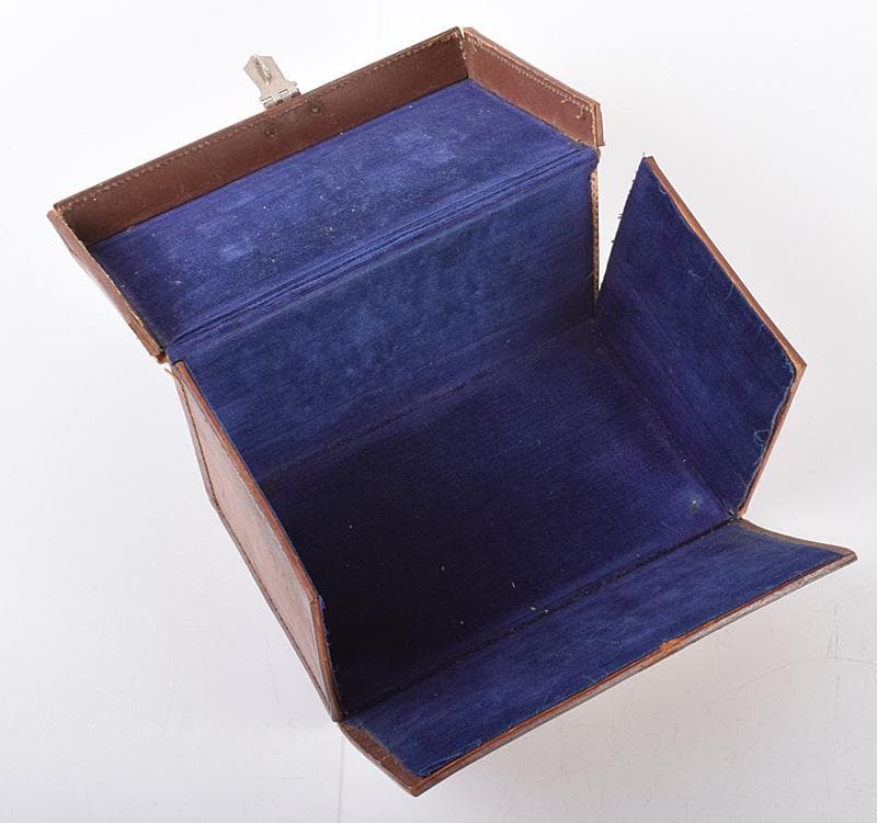 中国　竹嵌　骨牌　背竹牌　麻雀牌　皮ケース付　M　8694