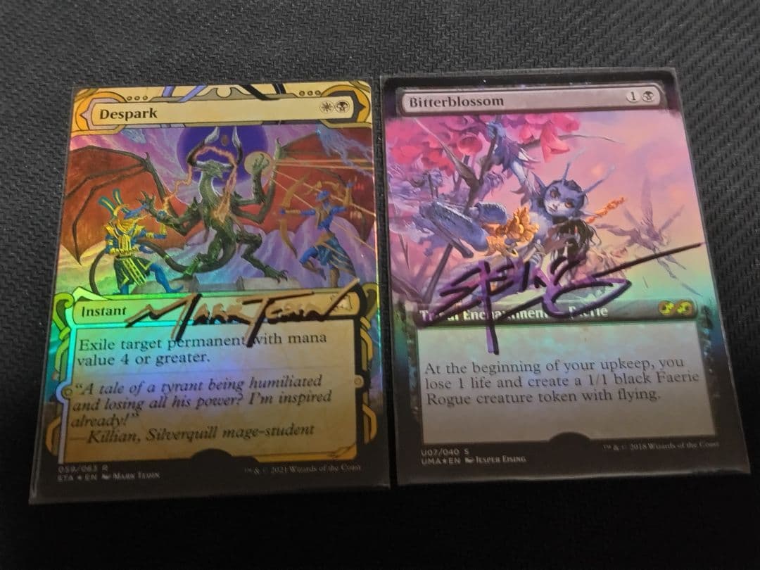 MTG Despark & Bitterblossom サイン入りAP