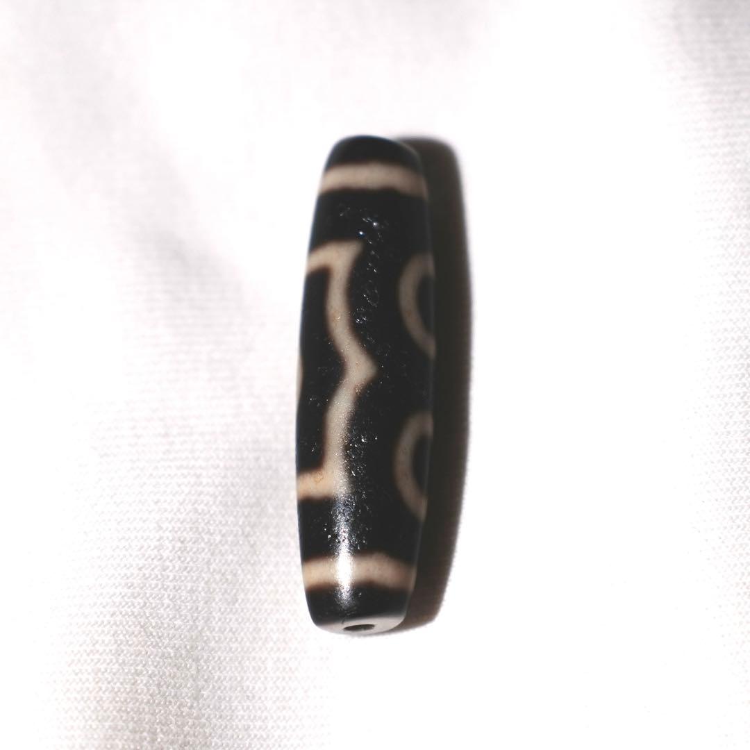 老天珠　三眼天珠 老天珠の馬蹄痕 老鉱瑪瑙 男女兼用