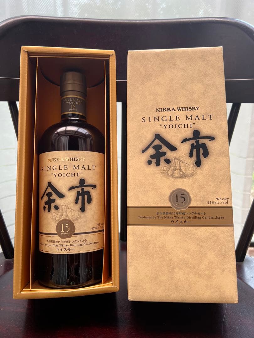 ニッカ　余市15年　箱付き NIKKA YOICHI 15年 700ml