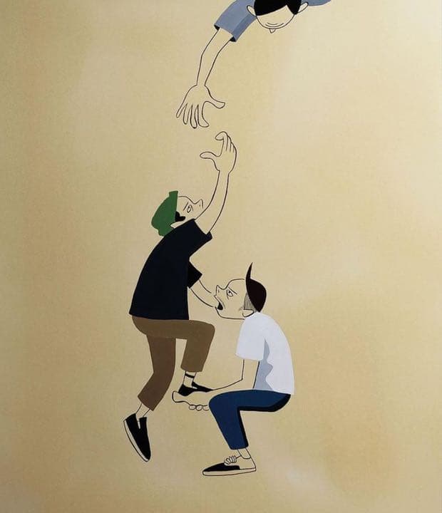 花井祐介　新作ポスター　yusuke hanai シルクスクリーン