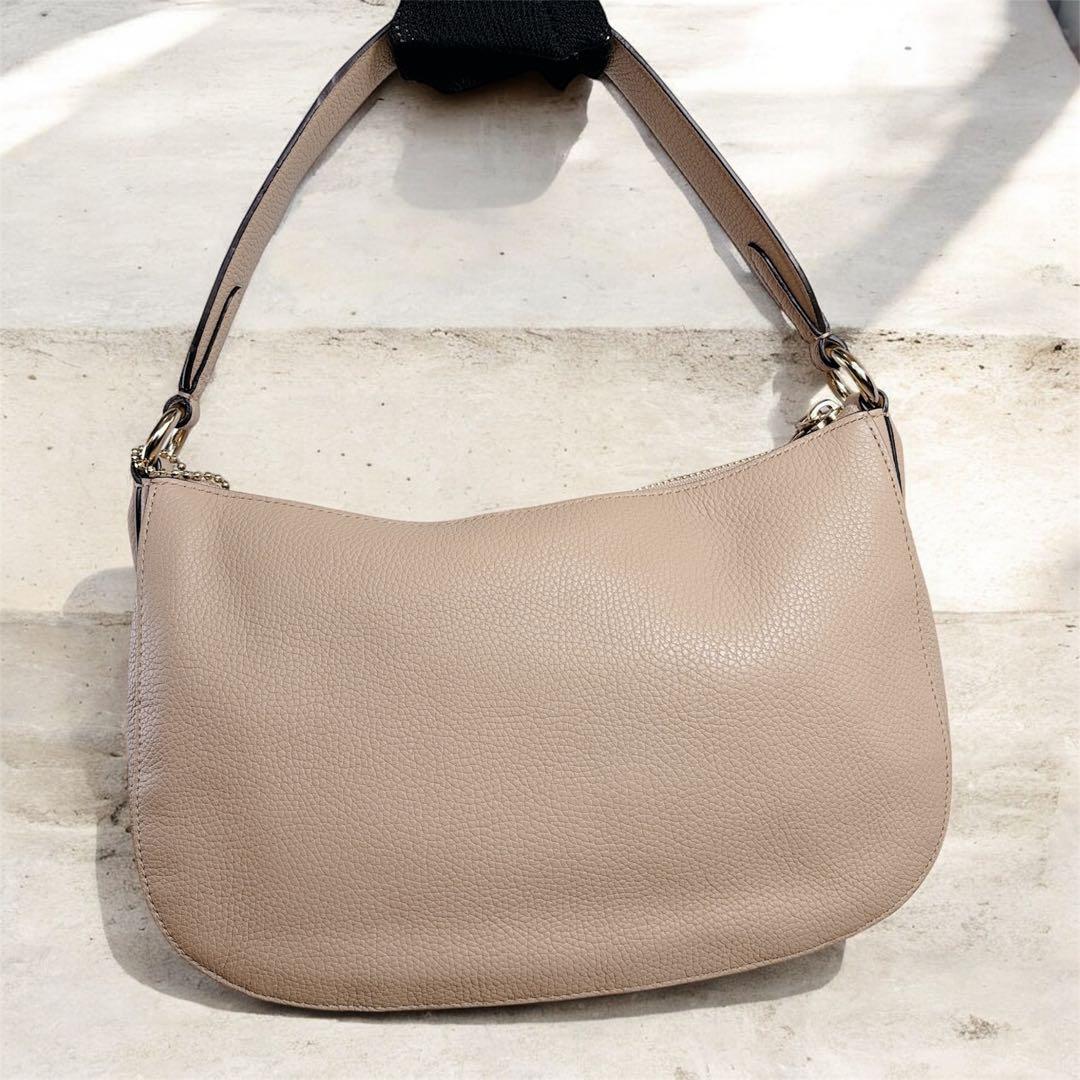 Coach ショルダーバッグ ハンドバック ワンショルダー　ベージュ
