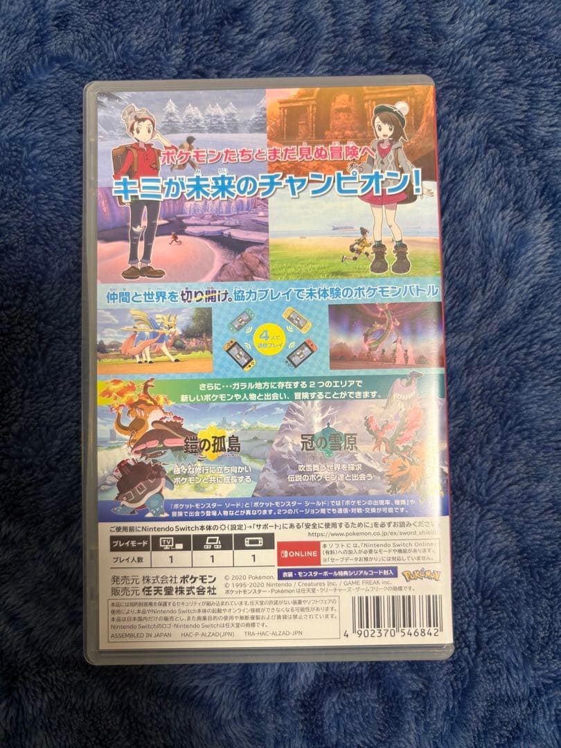 【動作確認済】ポケットモンスター ソード ＋ エキスパンションパス Switch