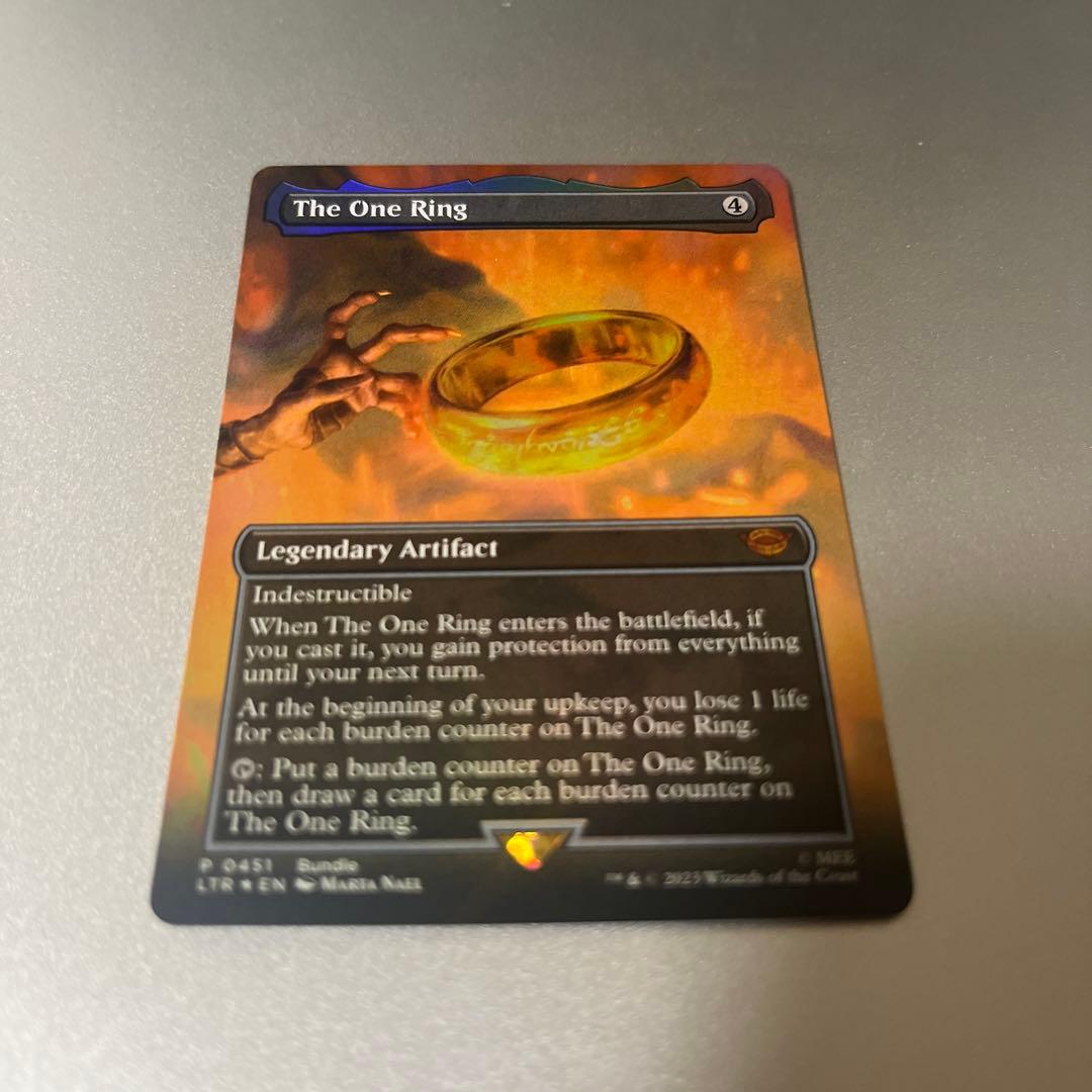 ③MTG foil 《一つの指輪/The One Ring》フルアート
