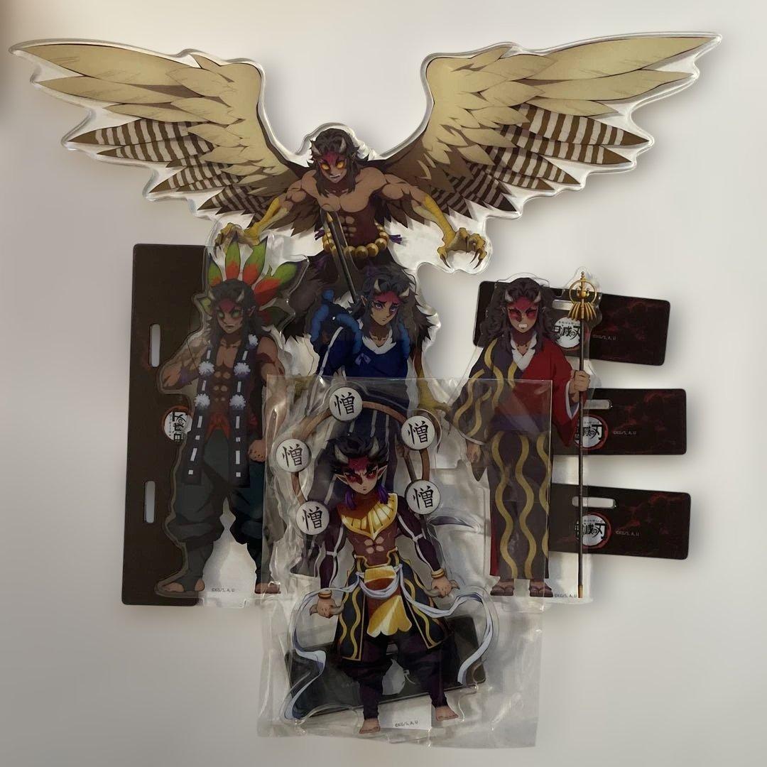 鬼滅の刃　ufotable アクリルスタンド　空喜積怒哀絶可楽憎珀天