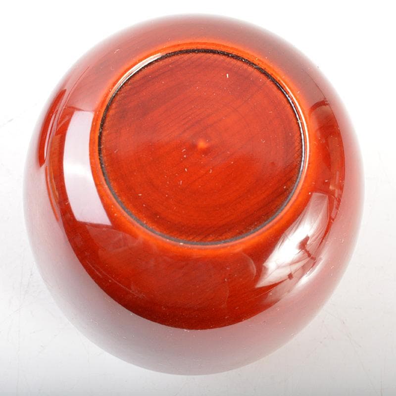 茶道具　飛騨春慶塗　散木　大棗　花押あり　共箱　N　6075