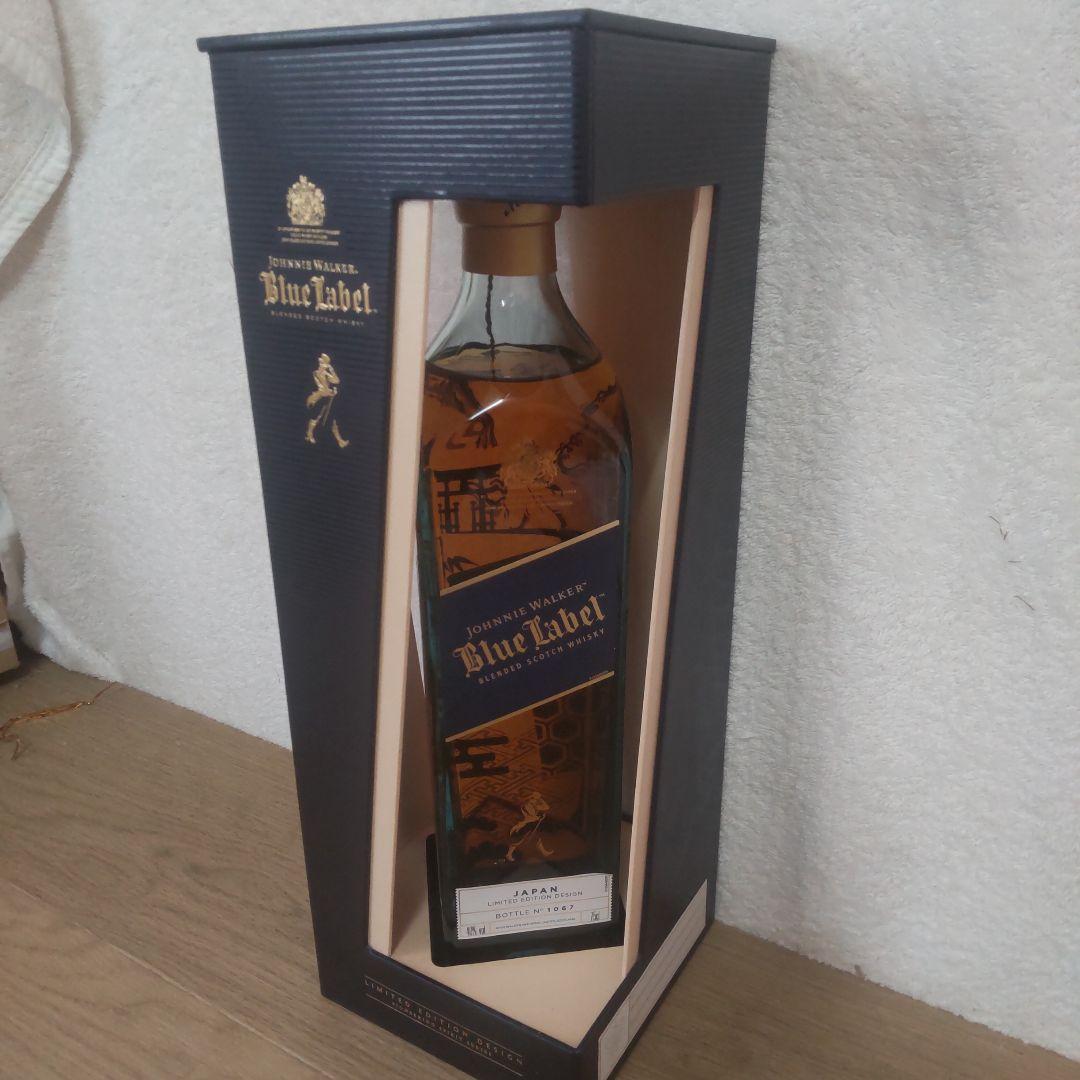 古酒　ジョニーウォーカーブルーラベル日本限定デザイン 750ml