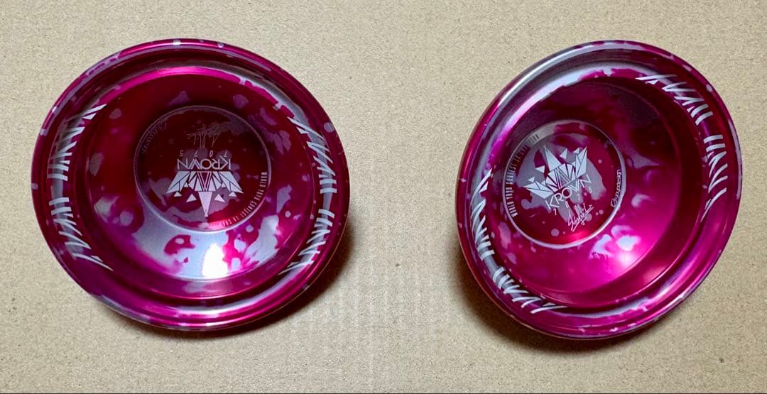 C3ヨーヨーデザイン クラウン7075 ピンク・シルバー