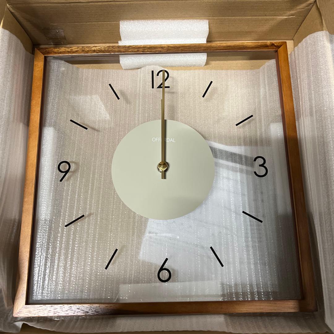 インターフォルム 掛け時計 CL-4424BN ラトゥリ ブラウン