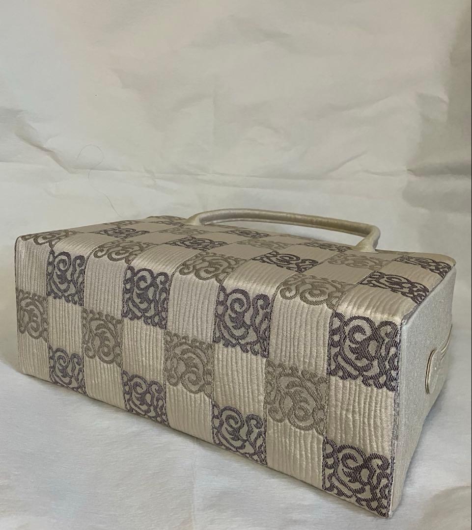 新品◆和装バッグ　利休バッグ　金蘭織物　入卒式　結婚式　お茶席