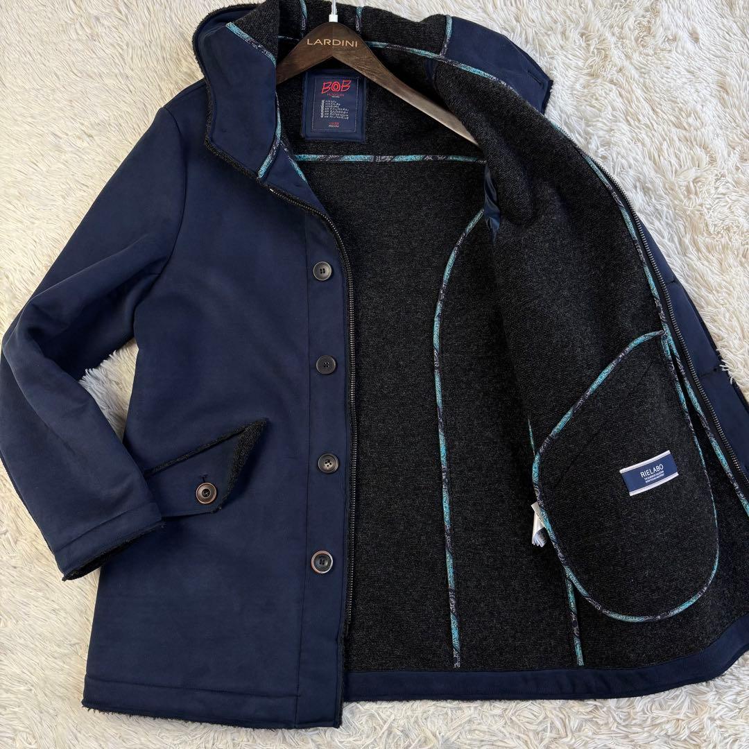 (美品) BOB ボンディング フーデッドコート RIELABO ブートニエール