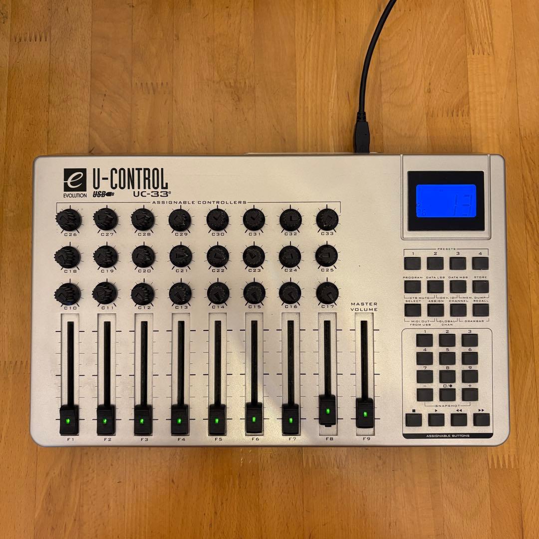 Evolution UC-33e MIDIコントローラー 動作品