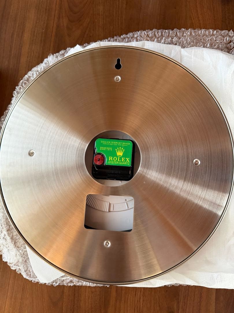 【ジャンク品】ロレックス　ROLEX サブマリーナ掛け時計　非売品　難あり