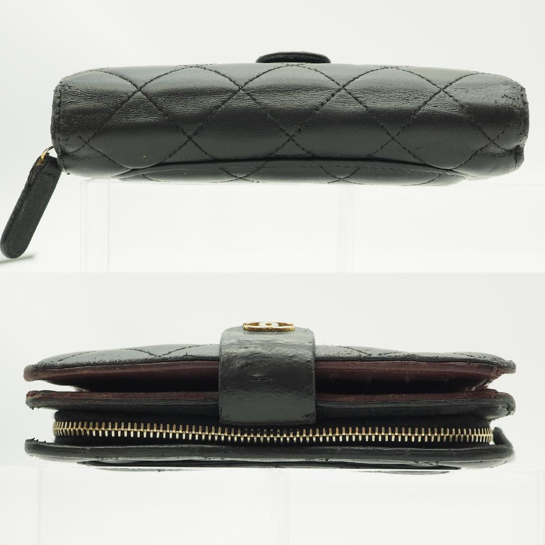 【キティちゃん】CHANEL シャネル マトラッセ 二つ折り財布 ミドル