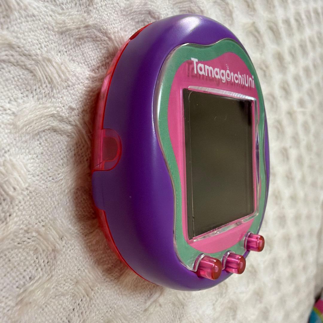 Tamagotchi Uni パープル バンド ストラップ付き