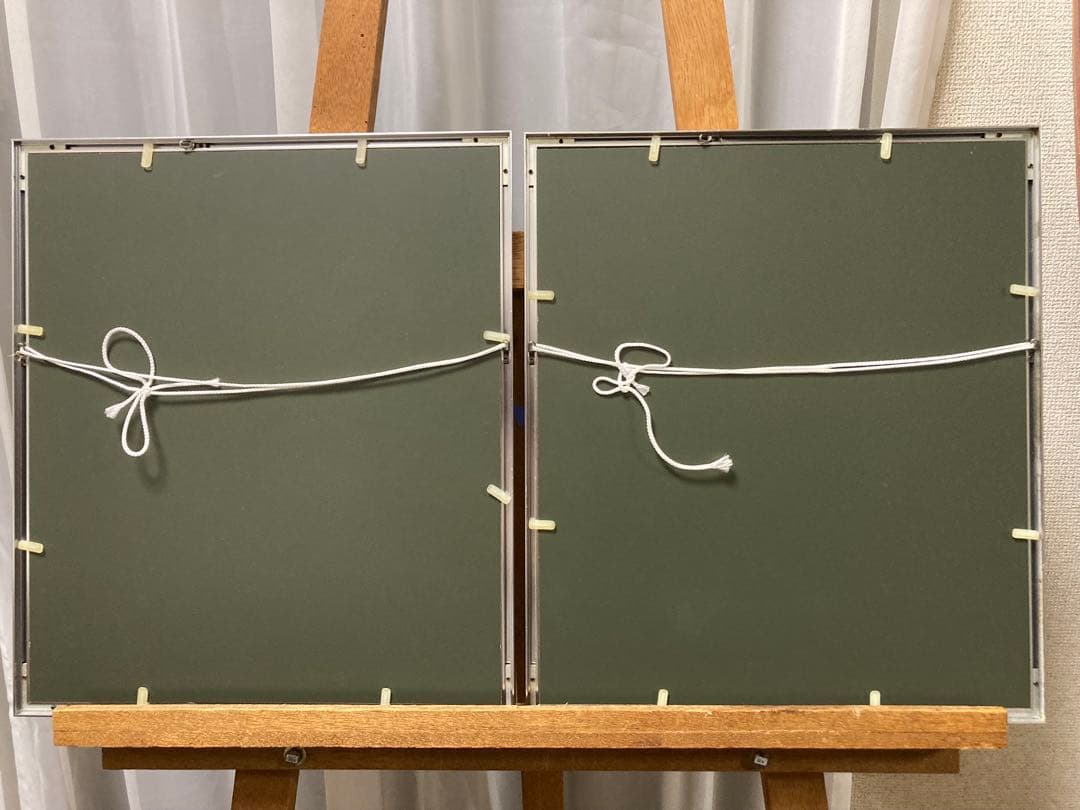 リトグラフ 人物画【A mann】 仏人画家 2点組 サイン・箱あり