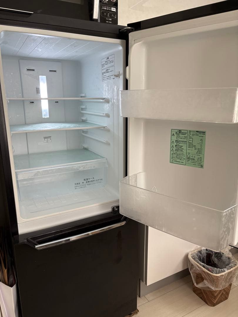 Hisense 2ドア冷蔵庫 HR-D15CB