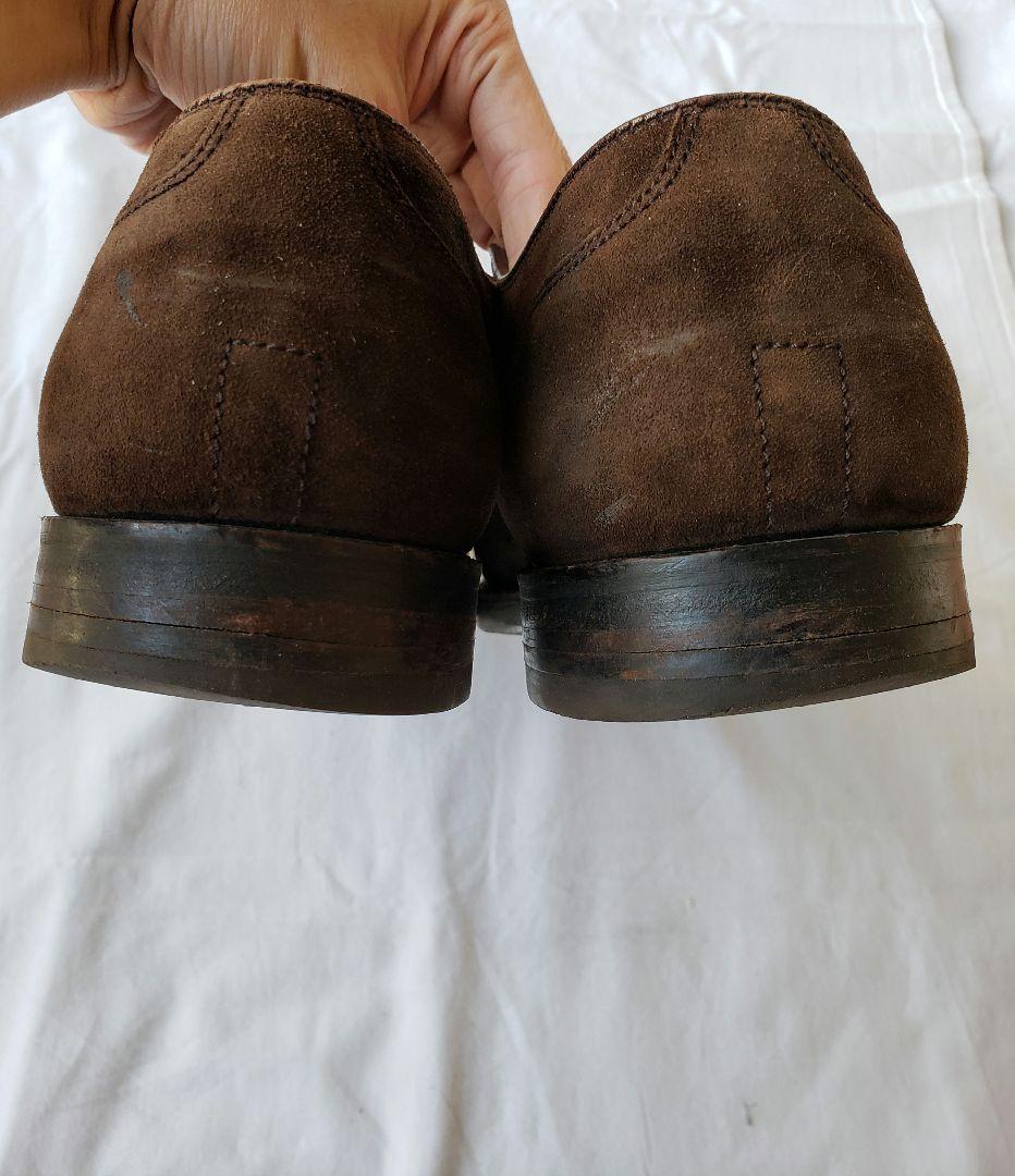 モカ縫い オイル スエード Uチップ オールデン アメリカ製 革靴 ALDEN
